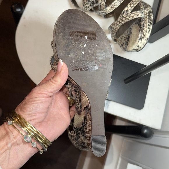 Snake skin platform shoes - Picture 5 of 6